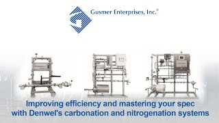 Improving efficiency and mastering your spec with Denwels carbonation and nitrogenation systems [upl. by Adnalram]