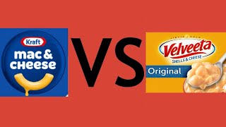 Kraft Mac amp Cheese vs Velveeta Shells amp Cheese Which one is better [upl. by Morez]