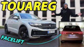 2024 VW Touareg facelift driving REVIEW [upl. by Linn]