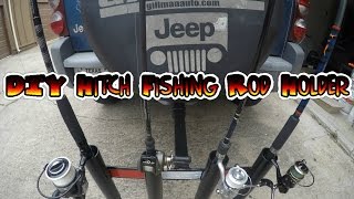 DIY Hitch fishing rod holder [upl. by Palgrave73]