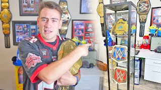 How To Display WWE Replica Title Belts [upl. by Adalard750]