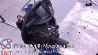 Differential Service  Pinion Depth Measurement [upl. by Suirtemid700]