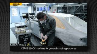 MIRKA CEROS 650CV Schuurmachine  Car Repair Online Products CROP [upl. by Annodam218]