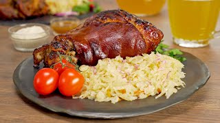 Traditional German Eisbein – Roasted Pork Knuckle Recipe by Always Yummy [upl. by Niffirg142]