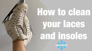 How to clean your ice skate laces and insoles  EVERGLIDES [upl. by Honor]