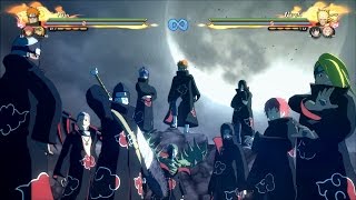 Naruto Shippuden Ultimate Ninja Storm 4  Akatsuki Blood Curdling Team Ougi  Season Pass Bonus [upl. by Hploda]