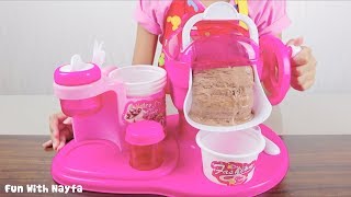 Mainan Anak My Ice Cream Maker  Make Your Own Ice Cream Chocolate  funwithnayfa [upl. by Gabriel630]