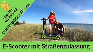 EScooter mit Straßenzulassung Ideal für´s Wohnmobil STREETBOOSTER ONE 335 [upl. by Ardis301]