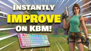 How to INSTANTLY improve Keyboard amp Mouse MECHANICS in Fortnite Editing Tutorial  Secret Trick [upl. by Malley610]