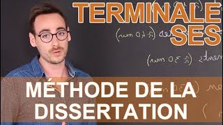 Méthode de la dissertation au bac  SES  Terminale  Les Bons Profs [upl. by Ahsaei]