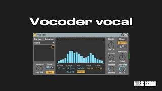 How to make a Vocoder Vocal effect in Ableton Live [upl. by Vernen]