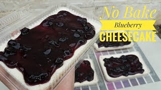 No Bake Blueberry Cheesecake  How to make Blueberry Cheesecake with costing [upl. by Kenney]