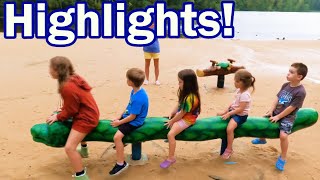 Waterfront Camping with 5 Grandkids HIGHLIGHTS [upl. by Recnal]