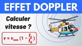 EFFET DOPPLER ✅ Exercice corrigé  Terminale spécialité [upl. by Schaffel692]