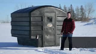 Koenders Portable Ice Shack  Product Overview  Flaman Agriculture [upl. by Refinney570]