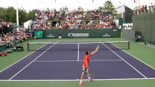 Roger Federer Practice 2014 BNP Paribas Open Part 2 [upl. by Okimuk]