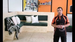 How to Build Bench Seats with Storage  Mitre 10 Easy As DIY [upl. by Eslud140]