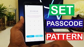 How to set passcode and pattern in TECNO Pouvoir 3 Air [upl. by Leinnad898]