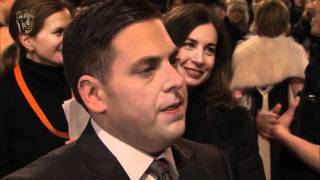 Jonah Hill  Film Awards Red Carpet 2012 [upl. by Gusty]