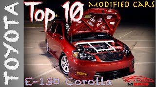 Top 10 Modified Toyota Corolla 9th Generation  E130  M Bros [upl. by Dnomsed869]