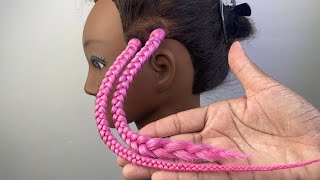 5 PENTEADOS PARA TRANÇAS CURTAS BOB BOX BRAIDS [upl. by Adnilra]