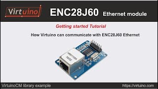 Virtuino  ENC28J60 Ethernet module  Arduino UNO  getting started tutorial [upl. by Atterbury]