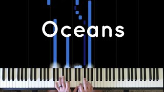 Oceans  Hillsong  Piano Cover  Sheet Music [upl. by Eidnarb875]