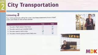 Tactics for Listening Third Edition Developing Unit 2 City Transportation [upl. by Vaish]