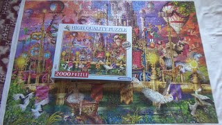 Clementoni 32562 High Quality Collection Jigsaw Puzzle quotThe Circusquot 2000 Pieces Solution [upl. by Nicholle2]