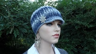 Easy Crochet A Newsboy Hat  Ladies Crochet Hat  Bagoday Crochet Tutorial 335 [upl. by Reede105]