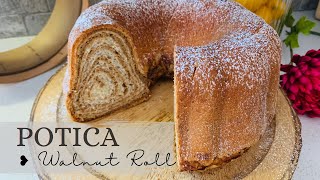 How To Make a TRADITIONAL POTICA  Traditional Slovenian Potica Recipe  Walnut Roll  Mamas Recipe [upl. by Loram]