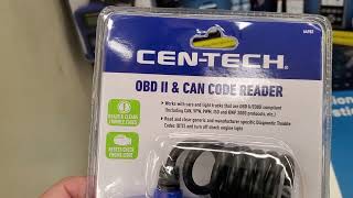 REVIEW HARBOR FREIGHT CENTECH OBD II Code Reader 3999 IS IT WORTH IT [upl. by Ikilisav]