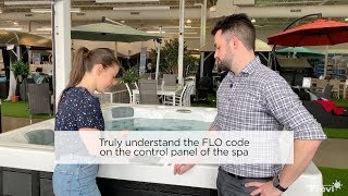 Truly understand the FLO code on the control panel of the spa [upl. by Merralee]