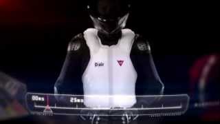 Dainese Motorbike airbag DAIR® STREET slow motion bags inflation [upl. by Jess]