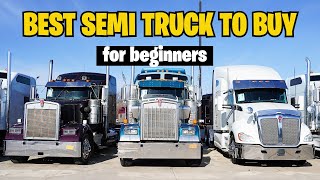 Best Semi Truck To Buy For Beginners Owner Operators in 2022 [upl. by Zeuqram]