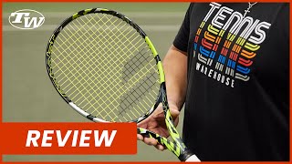 Babolat Pure Aero Plus Tennis Racquet Review extended length amp updated with a softer feel for 2023 [upl. by Benedikta]