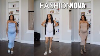 SUMMER DRESS FASHION NOVA HAUL [upl. by Adnaw]