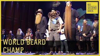 2017 World Beard and Mustache Championships  60 Second Docs [upl. by Chrissie641]