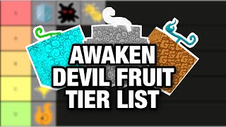 The BEST Awakened Devil Fruit Tier List in Blox Fruits Update 14 [upl. by Esaj]