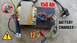 12 Volt Power Supply for 150Ah Battery Charger with UPS Transformer  35 amp battery charger [upl. by Ashti879]