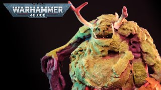 SPOOKY Great Unclean One Warhammer 40k [upl. by Leakim]