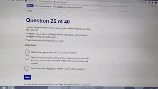 Caa new theory test 40 questions [upl. by Eselrahc]