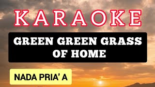 quotKARAOKEquot GREEN GREEN GRASS OF HOME [upl. by Zorine]