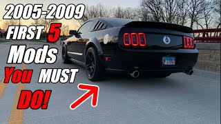 First Modifications You MUST DO on a 20052009 Mustang GT [upl. by Malti]