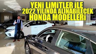 2022 ÖTV İNDİRİMLİ HONDA MODELLERİ [upl. by Ettevram43]