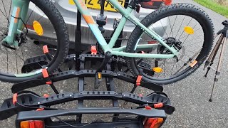 Building Halfords 3 Bike TowBar Rack [upl. by Alyssa]