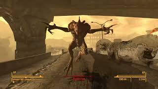 Narrowly surviving a deathclaw attack  Fallout New Vegas [upl. by Liam]