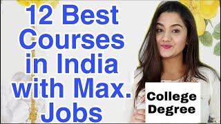 12 Best Degrees that Guarantee Job in India  Best Graduation PG Degrees amp Diplomas in India [upl. by Urina1]