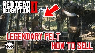 How To Sell Legendary Pelt  Red Dead Redemption 2 [upl. by Doyle445]