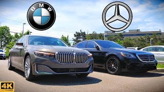 ULTIMATE LUXURY FIGHT  2020 BMW 7Series vs Mercedes SClass Comparison [upl. by Barnard136]